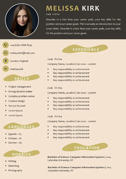 Creative CV Template - Creators StudioX