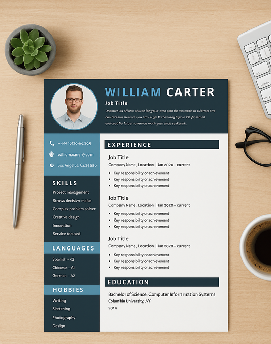 Creative CV Template - Creators StudioX